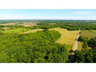 Looking from Tract 5 to Tract 1 - REAL ESTATE AUCTION - 2 PRESTIGUOUS HOMES - 66+/- ACRES IN 5 TRACTS IN NOBLE COUNTY, INDIANA